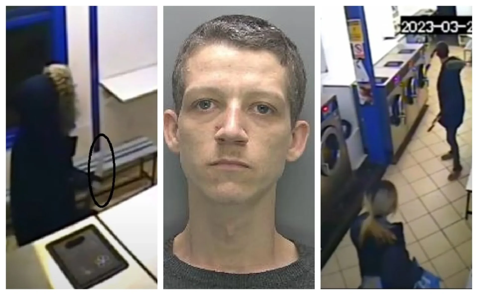 News for Peterborough - Joel Reed has been jailed for a robbery at a Cambridge launderette. He was caught on CCTV brandishing a knife.