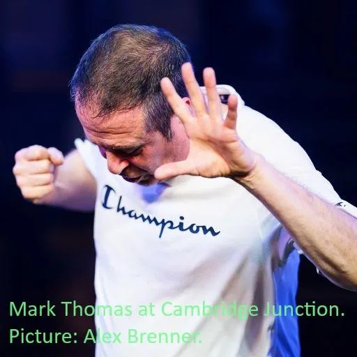 Mark Thomas is impressive as he draws the audience in to the world of someone brought up with poverty and domestic abuse and we see into the life of a drug addict.