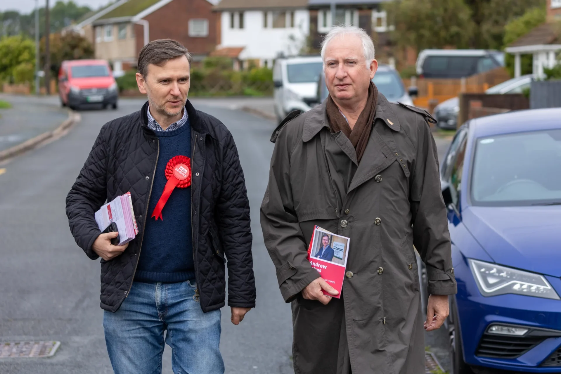 News for Peterborough - Andrew Pakes (left) predicted by YouGov to win in Peterborough, with Daniel Zeichner, predicted to hold his Cambridge seat. PHOTO: Terry Harris