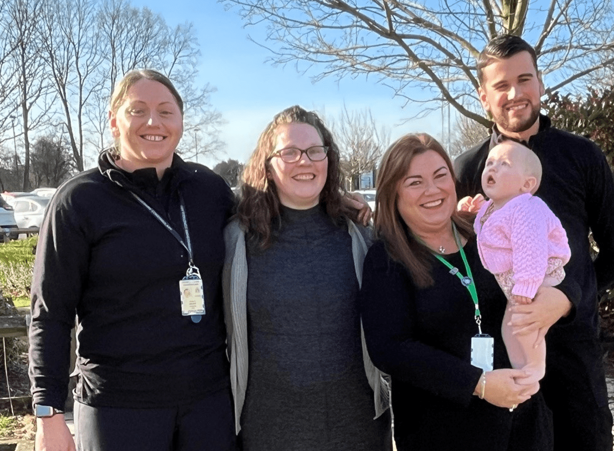 News for Peterborough - L to R: Barbara, Laura, Hannah, Ivy, and George. PHOTO: Cambridgeshire police