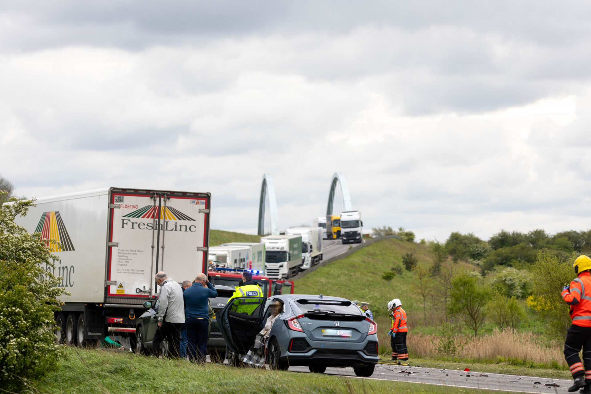 News for Peterborough - Two people died in a crash on the A16 at Newborough near Peterborough on Monday April 22 PHOTO: Terry Harris