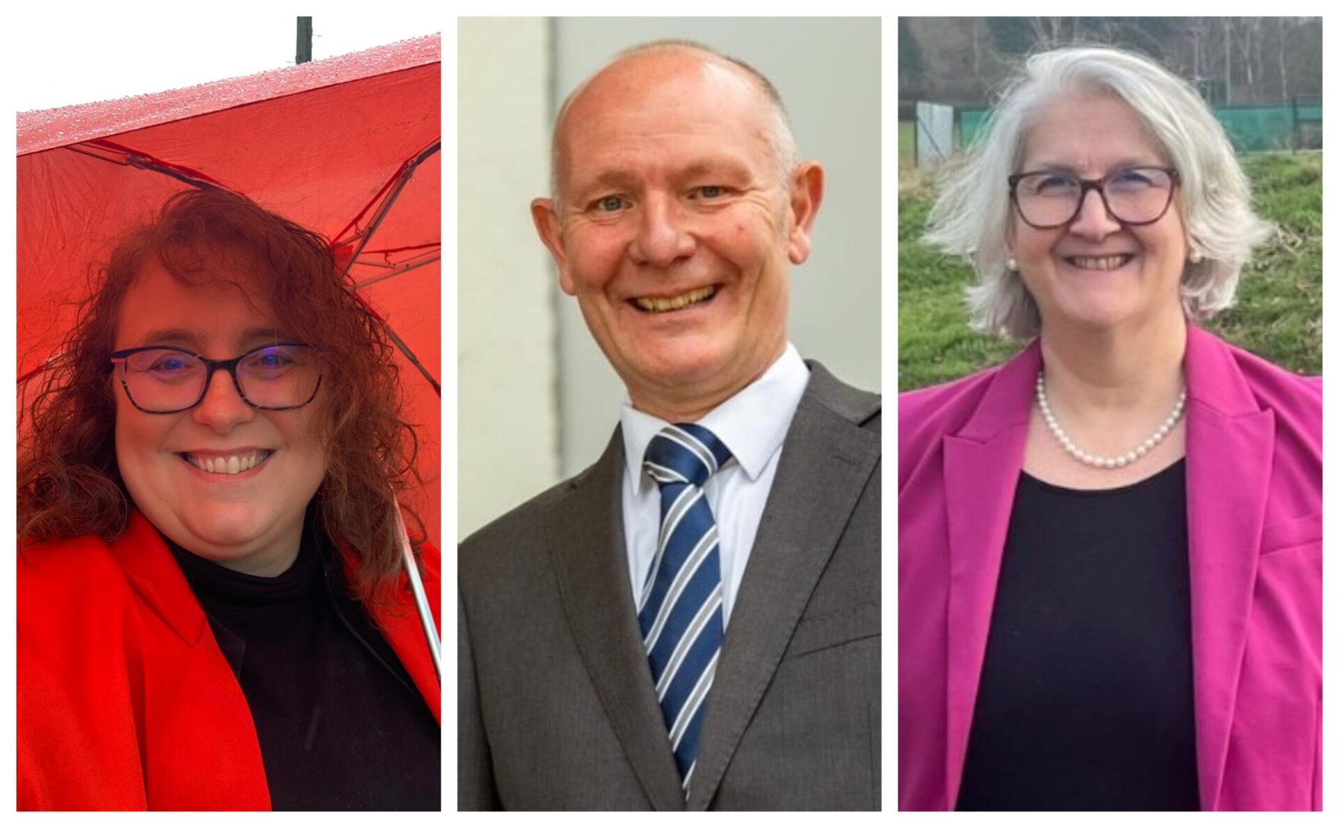 News for Peterborough - Anna Smith (left) and Edna Murphy (right) with Darryl Preston