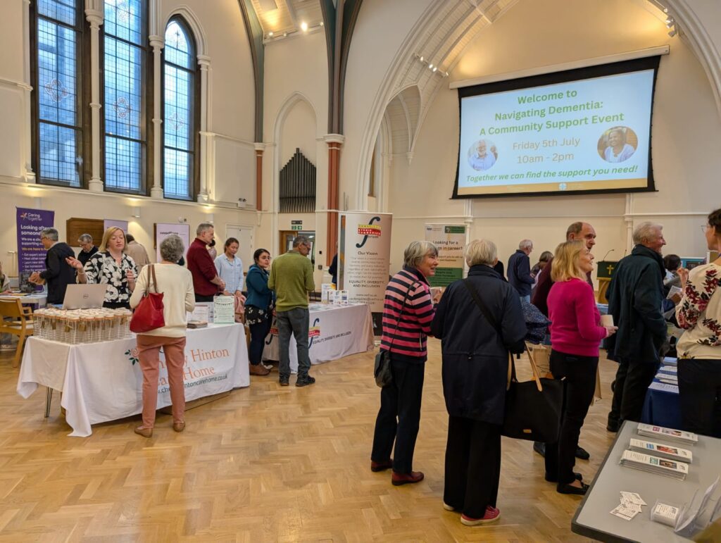 Downing Place United Reformed Church and Cherry Hinton Care Home hosted Cambridgeshire’s first navigating dementia event.