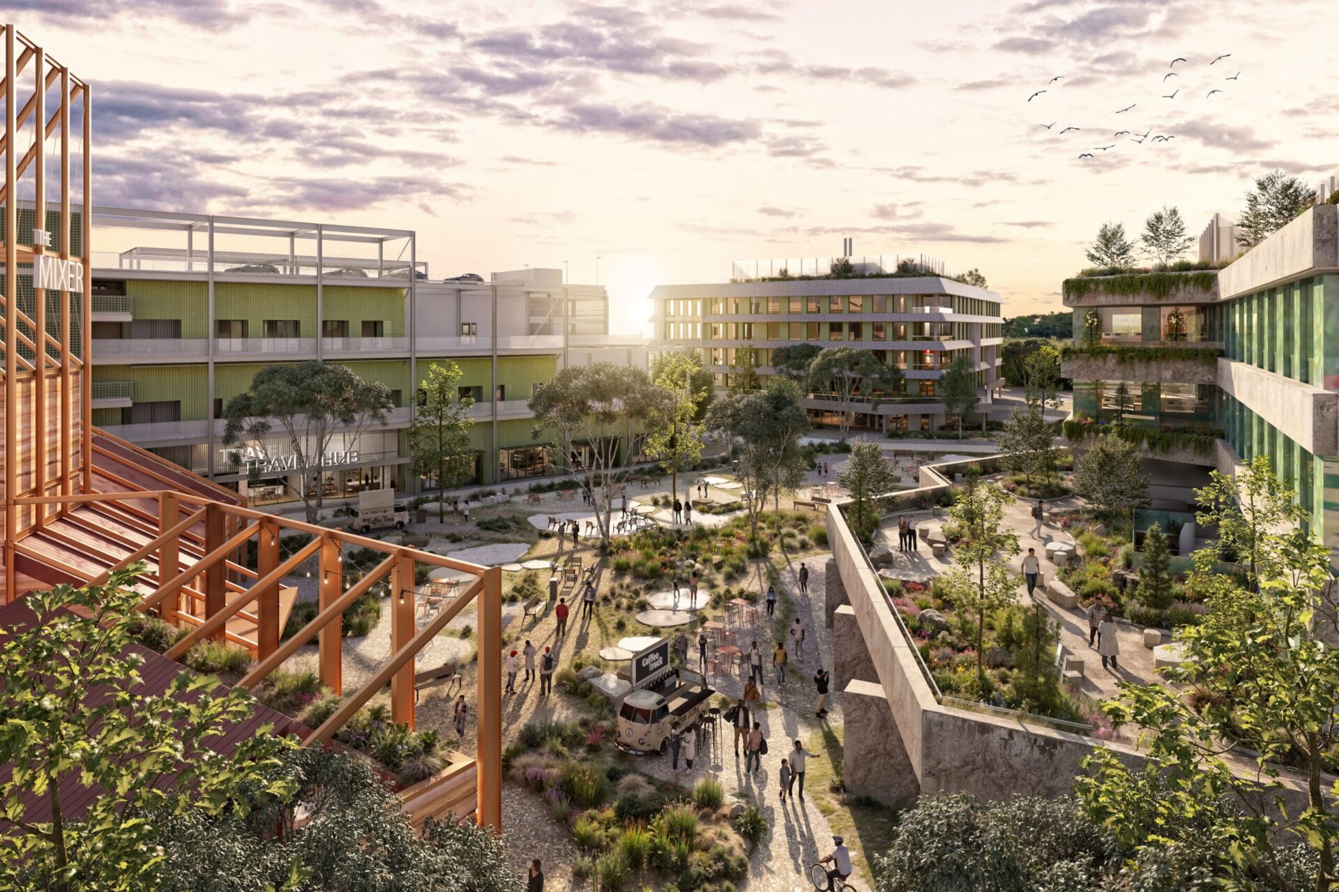 News for Peterborough - Totalling 1,000,000 sq. ft of gross internal area (GIA) across 7 buildings, the scheme’s design has been led by master planners Hawkins\Brown in collaboration with other design practices. Images of the planned scheme from Hawkins\Brown