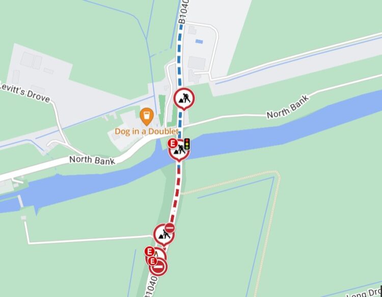 Cllr Chris Boden has accused Cambridgeshire County Council of neglecting areas such as Fenland in favour of the south of the county. His comments were posted to social media at 8am today to update residents on repairs being carried out to the B1040.