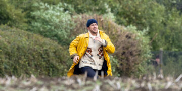 First pics of Ryan Gosling in new sci-fi movie Project Hail Mary part of which is being filmed in Cambridge. PHOTO: Bav Media
