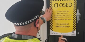 Police claim flat used for drugs and ‘serious violence’