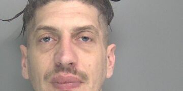 Matthew Curtis, 40, smashed glass on a door to break into a St Neots house between 24 December and 1 January. He stole copper piping worth up to £700 and caused £1000 of damage.