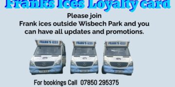 Franks Ices boss Frank Cannata pledged that his Wisbech customers would be ‘rewarded’ by taking advantage of a newly introduced loyalty card that offers discounts and other perks.