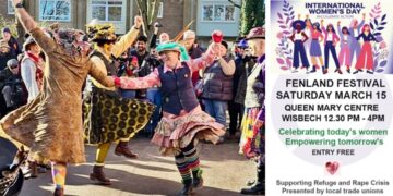 There'll be dance performances from the Misfit Molly folk dance team and from members of the local Lithuanian community. Women’s Day event Wisbech March 15