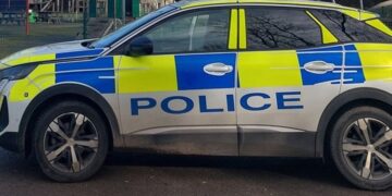 Two 18-year-old men have been arrested on suspicion of causing serious injury by dangerous driving after a man was seriously injured in a fail-to-stop crash in Peterborough.